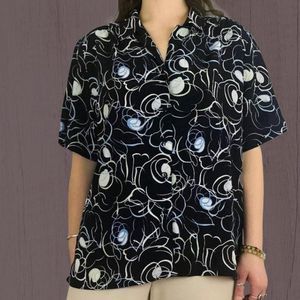 Vintage Short Sleeve Blouse